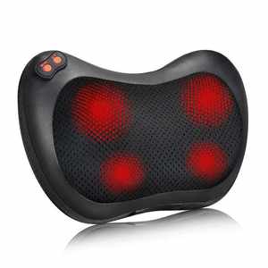 Nouveau coussin de massage électrique multifonctionnel 4 modes, physiothérapie infrarouge, contrôle de la minuterie pour la maison/la voiture, masseur pour le cou et le dos - Product Image 1