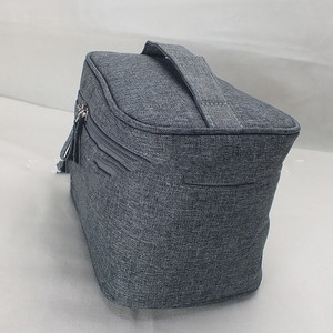 Caja de almacenamiento de cosméticos de lujo con cierre de cremallera de tela, bolsa para joyería, caja de cosméticos. - Product Image 4