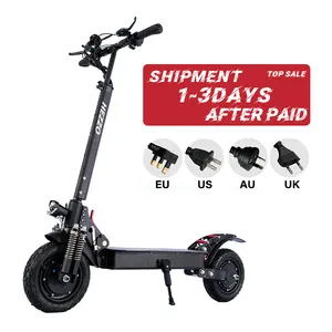 2022 Hezzo Lange Afstand 48V 2400W Dual Motoren E Scooter Electr 20ah Krachtige Off-Road Bromfiets Elektrische Kick Scooter Voor Volwassenen