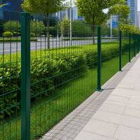 Grillage soudé enduit PVC Eurofence Holland, clôture de jardin verte pour ferme, volailles, poulailler, rouleau de grillage hollandais
