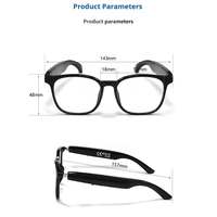Lunettes Intelligentes 2026 : Lunettes de Soleil IA avec Écouteurs Tactiles, Légères, Verres Polarisés UV400, Étanchéité IPX5, Musique Intégrée