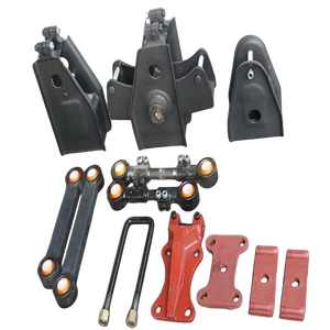 China Fábrica Direta Novo 2-3 Eixo Americano Tipo Semi-Reboque Peças 13T 16T Suspensão Mecânica com Folha Primavera Venda Quente - Product Image 5