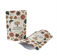 Sachets refermables personnalisés imprimés, en Mylar de qualité alimentaire, pour fruits, céréales, flocons d'avoine, snacks, biscuits, bonbons, salades, gâteaux