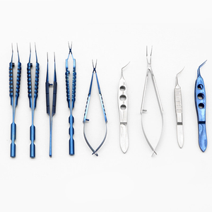 Pinzas de Capsulotomía Oftálmicas, Pinzas Microquirúrgicas, Pinzas de Capsulotomía de Mango Redondo, Juego de Instrumentos Microquirúrgicos Oftálmicos - Product Image 1