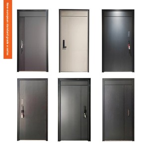 Puerta de Entrada de Diseño Posmoderno, Simple y Elegante, Manual, de Seguridad, Antirrobo, para Hogar u Oficina, de Lujo Ligero, Venta al Por Mayor de Fábrica - Product Image 2