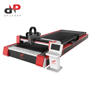 Tempat Tidur Tunggal 6025 6000*2500Mm 3000W-20000W Pelat Besi Mesin Pemotong Laser Serat CNC Di Pakistan