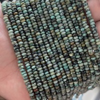 Perles d'espacement miniatures en pierre naturelle 2*4mm, œil de tigre, lapis-lazuli, turquoise, quartz rose, perles rondes plates en cristal pour le bricolage