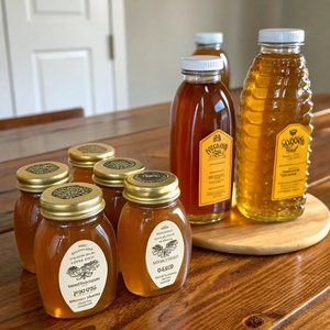 Wholesale Custom Design Adhesive <strong>Labels</strong> Waterproof Vinyl Paper Durable <strong>Printing</strong> for Honey Jars <strong>Bottles</strong> Bulk Order-Min. 500pcs - Product Image 5