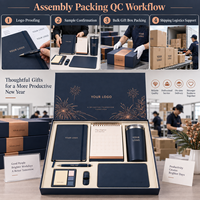 Kit Cadeau de Productivité de Bureau Personnalisé pour le Nouvel An : Agenda, Calendrier de Bureau, Stylo, Gobelet, Tapis de Souris – Fournisseur d'Entreprises OEM ODM