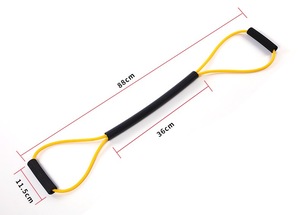 Bandas de Resistencia de Alta Calidad en Forma de 8, de TPE y NBR, para Entrenamiento de Fuerza en Casa o Gimnasio, Expansor de Pecho, con Logotipo Personalizado - Product Image 6