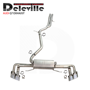 Échappement Catback Deleville pour Audi Q7 2010-2023 Performance Valvetronic échappement silencieux système d'échappement de tuyau en acier inoxydable - Product Image 4