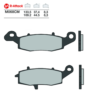 Pastillas de Freno para Motocicleta R-Attack M068CM, Carbono Cerámico, Delanteras y Traseras, Homologadas R90 - Product Image 1