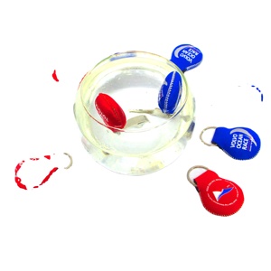 Porte-clés flottant en néoprène en forme de bateau personnalisé - Product Image 3