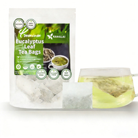Thé naturel à l'eucalyptus, arôme rafraîchissant de menthe et de pin, tisane pour le confort respiratoire, vente en gros OEM, directement de l'usine