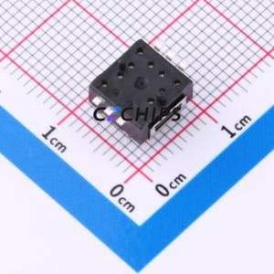 GT-TC071C-H060-L2 Tactile Switch SMD-6P,8.1x7.7mm Switch Round Button Vertical Mount 8.1mm 7.7mm - Product Image 2