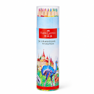 Crayons <span class=keywords><strong>de</strong></span> <span class=keywords><strong>couleur</strong></span> à base d'huile <span class=keywords><strong>Faber</strong></span>-<span class=keywords><strong>Castell</strong></span> (dans un étui à crayons) Crayons pour <span class=keywords><strong>dessin</strong></span> et croquis artistiques - Product Image 2