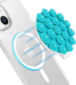 Support de téléphone magnétique à forte adhérence pour selfies et vidéos, miroir mains libres pour la douche - Product Image 4