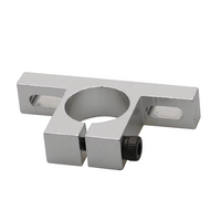 Collier de serrage en forme de T en alliage d'aluminium 12mm/14mm Support de tube en carbone Support de moteur Base fixe pour drone RC Quadcopter Parts