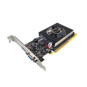 Carte graphique PCWINMAX originale GeForce GT <span class=keywords><strong>710</strong></span> 1 Go/2 Go GDDR3 64 bits à profil bas avec ventilateur simple VGA/HD pour moniteurs multiples - Product Image 3