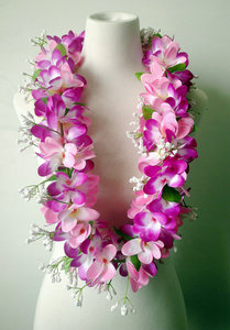 Hula Girl-Anillo <span class=keywords><strong>de</strong></span> terciopelo Artificial <span class=keywords><strong>para</strong></span> niña, KN-hl009 <span class=keywords><strong>de</strong></span> <span class=keywords><strong>flores</strong></span> Hawaianas, Lei, 110CM, collar <span class=keywords><strong>para</strong></span> fiesta <span class=keywords><strong>de</strong></span> <span class=keywords><strong>boda</strong></span>, corona <span class=keywords><strong>para</strong></span> el cuello y graduación - Product Image 4