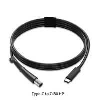 Câble pour ordinateur portable 65W USB Type C mâle vers DC mâle Jack Pin Pd Câble de charge 15V 20V 3A 1,5M