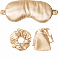 Lot de 3 chouchous unisexes 100% Soie de Mûrier Antistatiques, Ensemble de Chouchous pour Cheveux, Attache-queue de cheval personnalisée pour Mariage