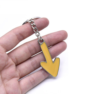 Llavero con Flecha Amarilla, Colgante Metálico, Regalo Unisex, Recuerdos - Product Image 2