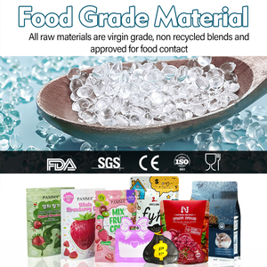 Mini pochette plate d'estampage à chaud personnalisée à <span class=keywords><strong>trois</strong></span> côtés avec ou sans fermeture éclair <span class=keywords><strong>pour</strong></span> sachets de thé en plastique - Product Image 4