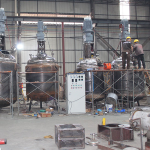 Reactor de acero inoxidable con tanque de almacenamiento de mezcla de calentamiento, reactor de pegamento para adhesivo elástico de fusión en caliente - Product Image 6