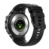 Montre connectée robuste pour l'extérieur AK102, GPS, boussole, appels Bluetooth, batterie 1100 mAh, écran HD 1,7 pouces, montre de sport pour homme, directement de l'usine