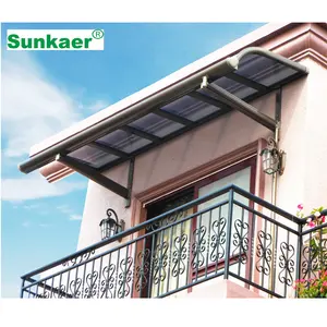 SK A02, популярный дизайн, тепличные крыши, 4 х8, оконные, ондулиновые, полые, поликарбонатные панели, защита от дождя, навес, тент