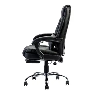 Quality Guarantee Pu Leather Boss Management Heated Smart Body Office 0 Gravity Recline Massage Chair