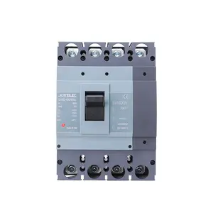 JOYELEC MCCB 400A Molded Case Circuit Breaker MCCB 4P 100A 160A 250A 400A 630A IEC 60947-2 MCCB 400A Circuit Breaker