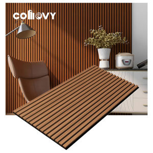 Panel de <span class=keywords><strong>pared</strong></span> acústico de <span class=keywords><strong>madera</strong></span> para sala de estar de jardín Comovy para <span class=keywords><strong>salón</strong></span> de belleza panel de <span class=keywords><strong>pared</strong></span> de WPC de chapa de <span class=keywords><strong>madera</strong></span> para paredes de fondo - Product Image 2