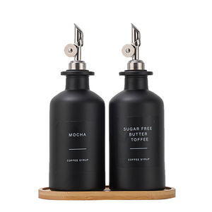 Bottiglia Dosatrice per Olio d'Oliva Personalizzata <span class=keywords><strong>all</strong></span>'Ingrosso, 200ml 500ml 1000ml, con Beccuccio Dosatore Pesante in Vetro - Product Image 1