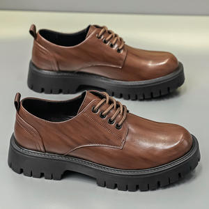 Zapatos Elevadores para Hombre 2026, Zapatillas Casuales de Cuero con Aumento de Altura de 6 cm, Suela Gruesa, Impermeables, Negras, de Moda - Product Image 5