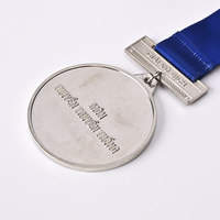 Coupe de trophée personnalisée pour vainqueurs, design vierge doré, pour course, football, soccer, sports, médailles et rubans personnalisés en métal, trophées, médailles
