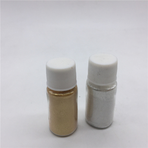 High Temperature Alkali Acid Resistant Mica Gold Silver <strong>Glitter</strong> Crystal Drop Colored Pearl Powder - Product Image 4