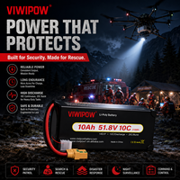 Baterai Drone LiPo 51.8V 10Ah 518Wh 14S1P 10C Khusus untuk Drone Pertanian, Drone Pemetaan, dan Drone Inspeksi UAV