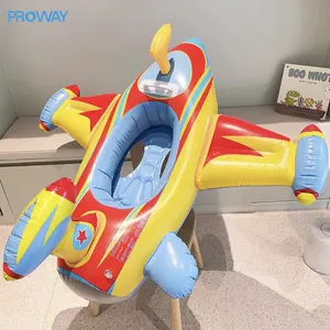 Toddler Swimming Ring Boat Pvc Comfort Blow Up Plane Inflatable Airplane Baby Pool Float Seat Eco-Friendly Vinyl Safety Swimming