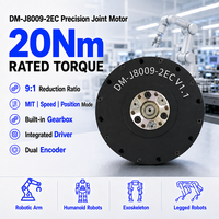 Moteur de joint de robot Foxtech DAMIAO DM-J8009-2EC avec double encodeur et boîte de vitesses, robuste, mode MIT, pour la recherche et le développement de robots et les bras robotiques