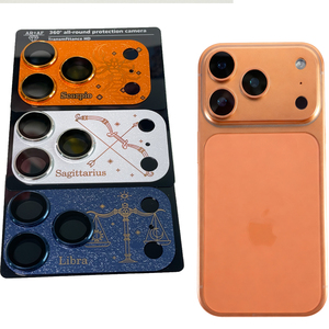 2025 Mới Nhất Nhà Sản Xuất Cho <span class=keywords><strong>Iphone</strong></span> Ống Kính Máy Ảnh Tùy Chỉnh Thiết Kế Phụ Kiện Điện Thoại Cho <span class=keywords><strong>Iphone</strong></span> 17 Pro Max Máy Ảnh Ống Kính Bảo Vệ - Product Image 1