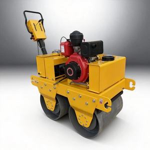 รถบดถนนเหล็กแบบมือถือ รถบดแอสฟัลต์แบบเดินตาม รถบดถนนแบบลูกกลิ้งคู่ รถบดถนนแบบสั่นสะเทือน ลดราคาพิเศษ - Product Image 6