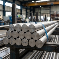 Barre ronde industrielle en acier inoxydable 204C2 de 50 mm, norme AiSi 2B pour arbres de précision, applications de soudage, pliage et découpe