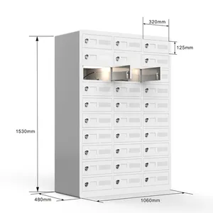 Specializzarsi in su misura Smart Phone Storage Locker Fabricator Locker stazione di ricarica del telefono cellulare