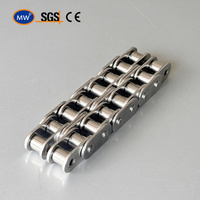 Chaîne à plaques latérales droites à double brin ANSI Standard 40-2 pour transmission de puissance de machines agricoles