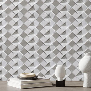 Décoration murale en béton 3D, briques colorées UHPC, ignifuges, imperméables, écologiques, pour murs intérieurs et extérieurs, Dune 100*400*18mm - Product Image 6