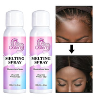 Spray Fixateur Ultra-Résistant 130ml pour Perruques Sans Colle, Résistant à la Transpiration et Sans Résidu, Idéal pour la Fusion de la Dentelle Frontale – Marque Privée