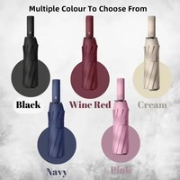 Parapluie pliant automatique 24 baleines anti-UV, protection pluie et soleil, cadeau d'affaires moderne