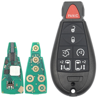 MS 6 + 1 boutons clé de voiture à distance pour chrysler 433mhz avec 46 puces usine remplacement véhicule fob fcc M3N5WY783X IYZ-C01C vierge fob